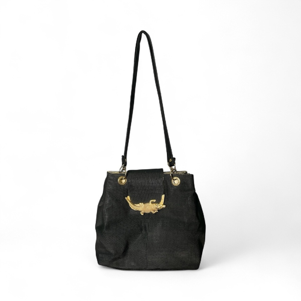 Vintage Gator Clasp Shoulder bag